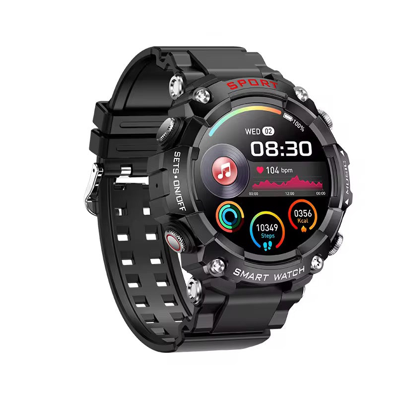 Montre Connectée T96 – Écouteurs Bluetooth Intégrés & Grand Écran HD