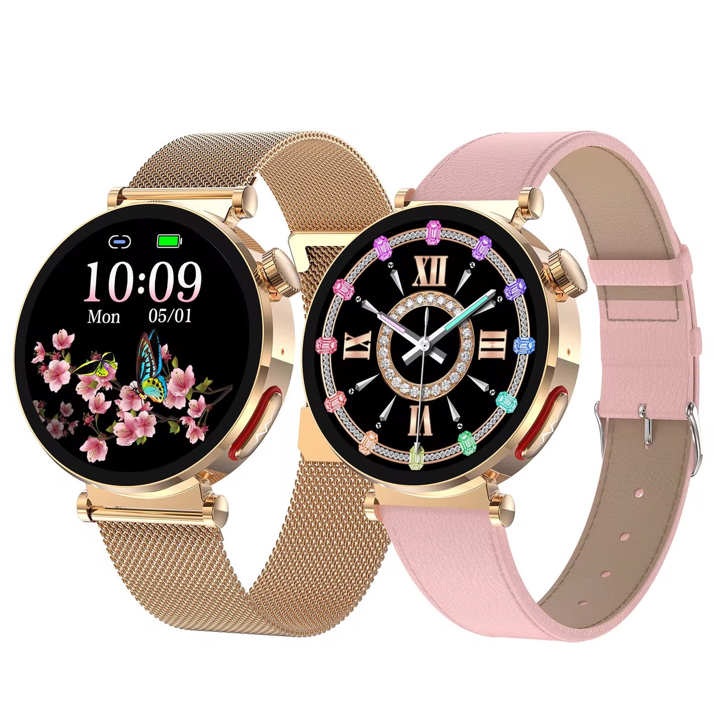 Montre Connectée Féminine ET490 – Élégance & Performance